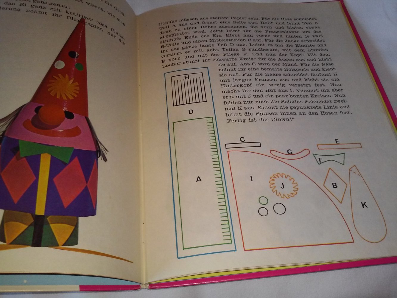 Zauberei mit dem Ei, Basteln macht Spaß altes Kinderbuch