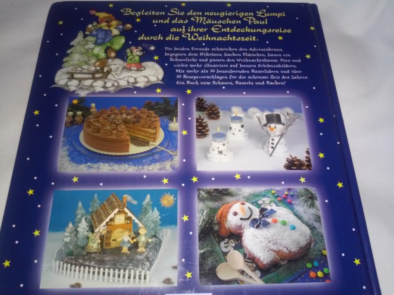 Lumpi entdeckt Weihnachten. Backrezepte und Bastelanleitungen