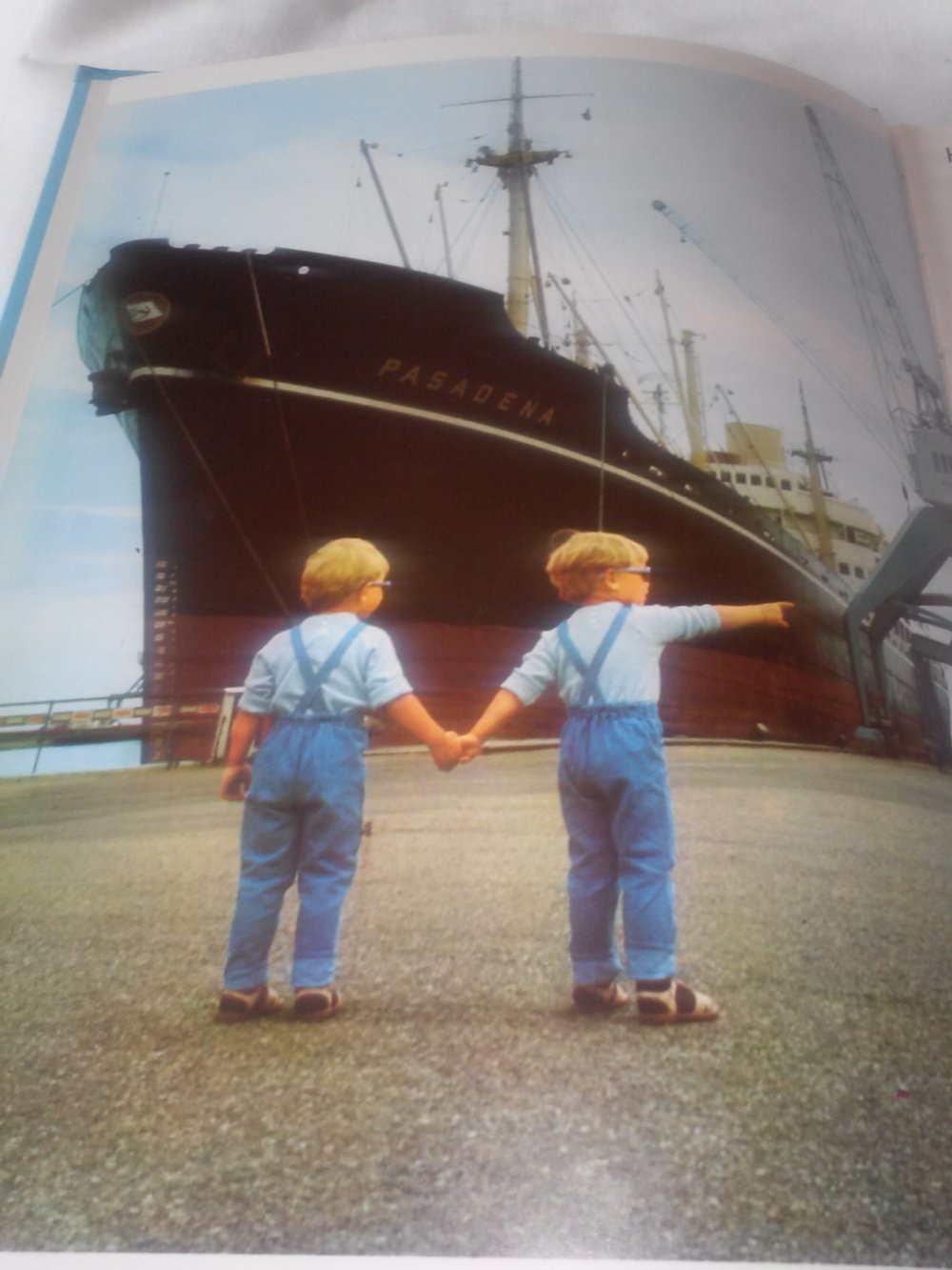 Ib Hansen: Jens und Michel im Hafen - Kinderbuch alt