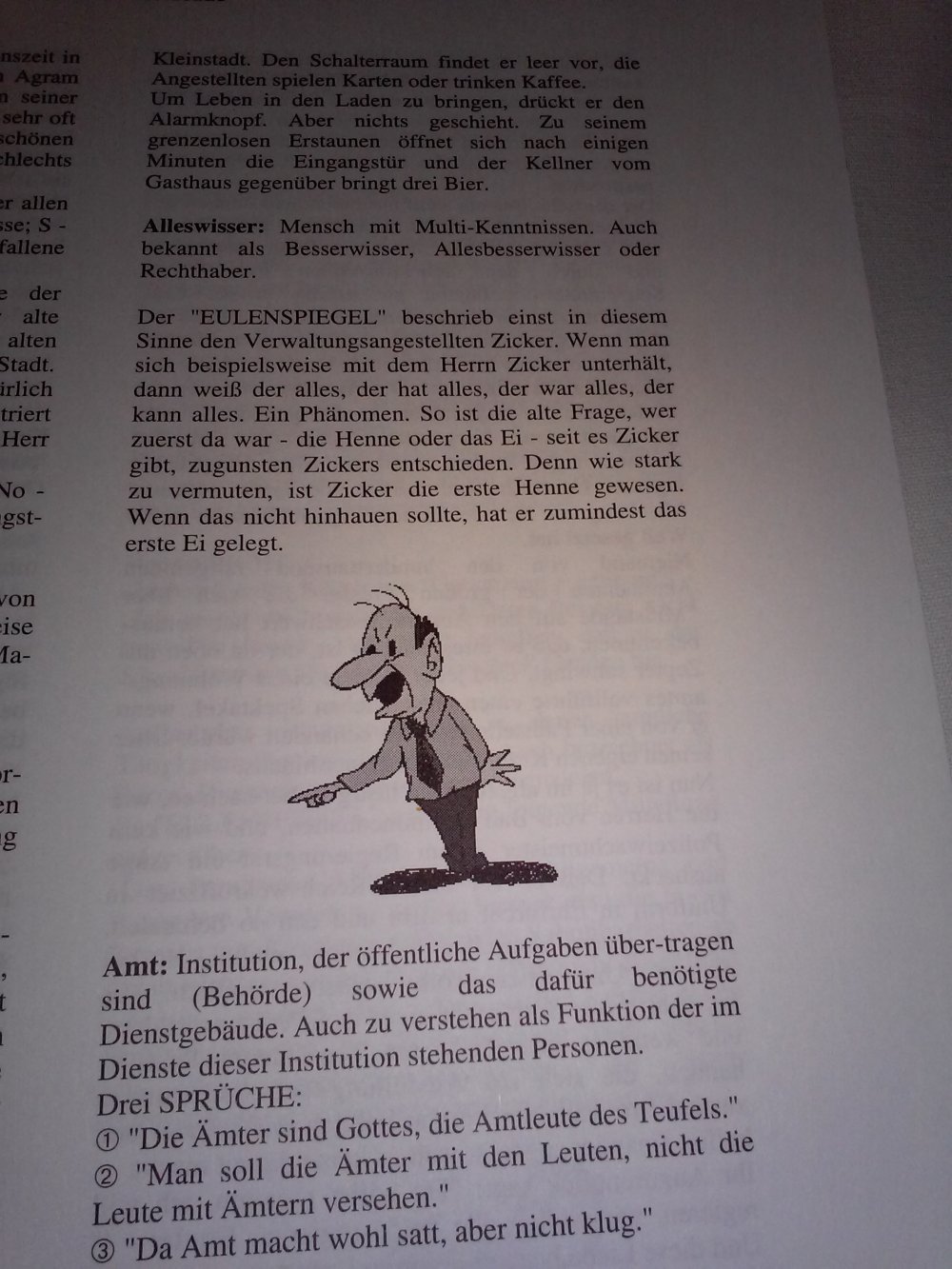 ABC für leitende und leidende Beamte und solche, die nichts tun wollen 1.Alg.