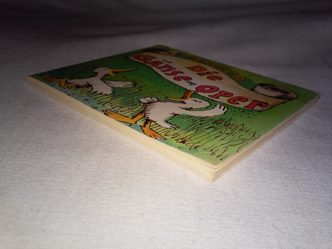 Janosch: Die Gänse-Oper -Mini Kinderbuch alt 1980 