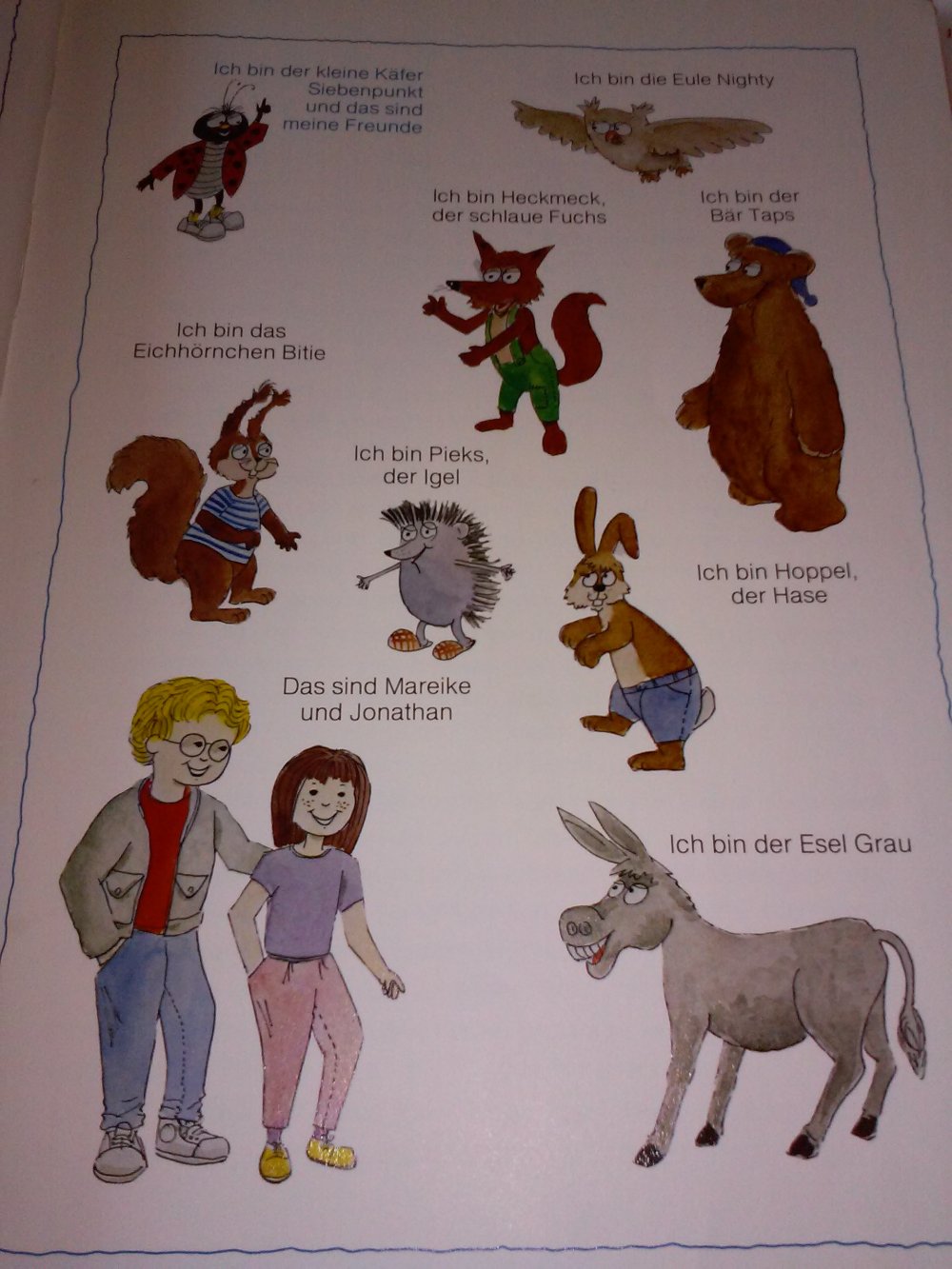 Der kleine Käfer Siebenpunkt