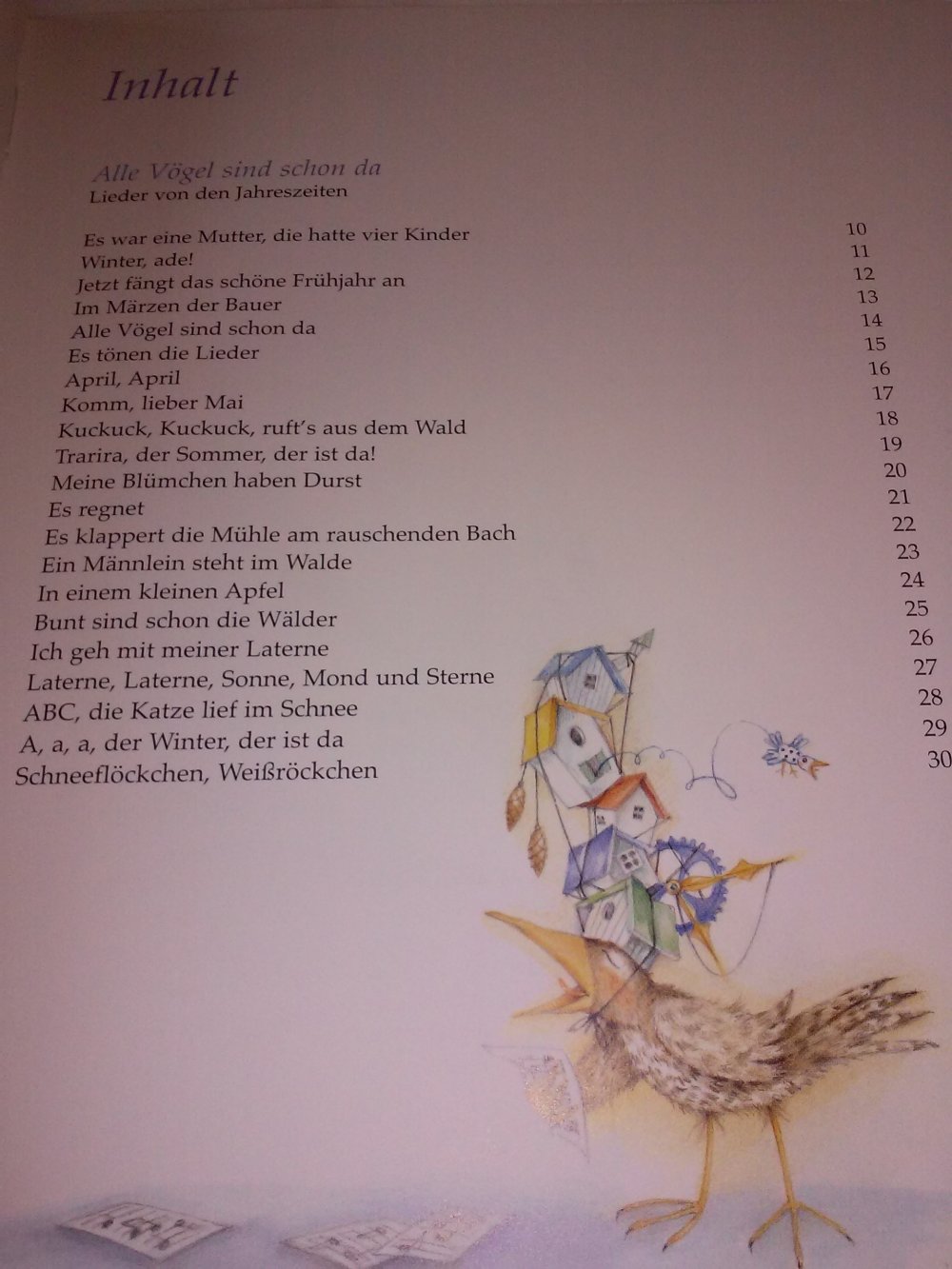 Ulrike Mühlhoff: Kommt ein Vogel geflogen -Kinderlieder alt und neu