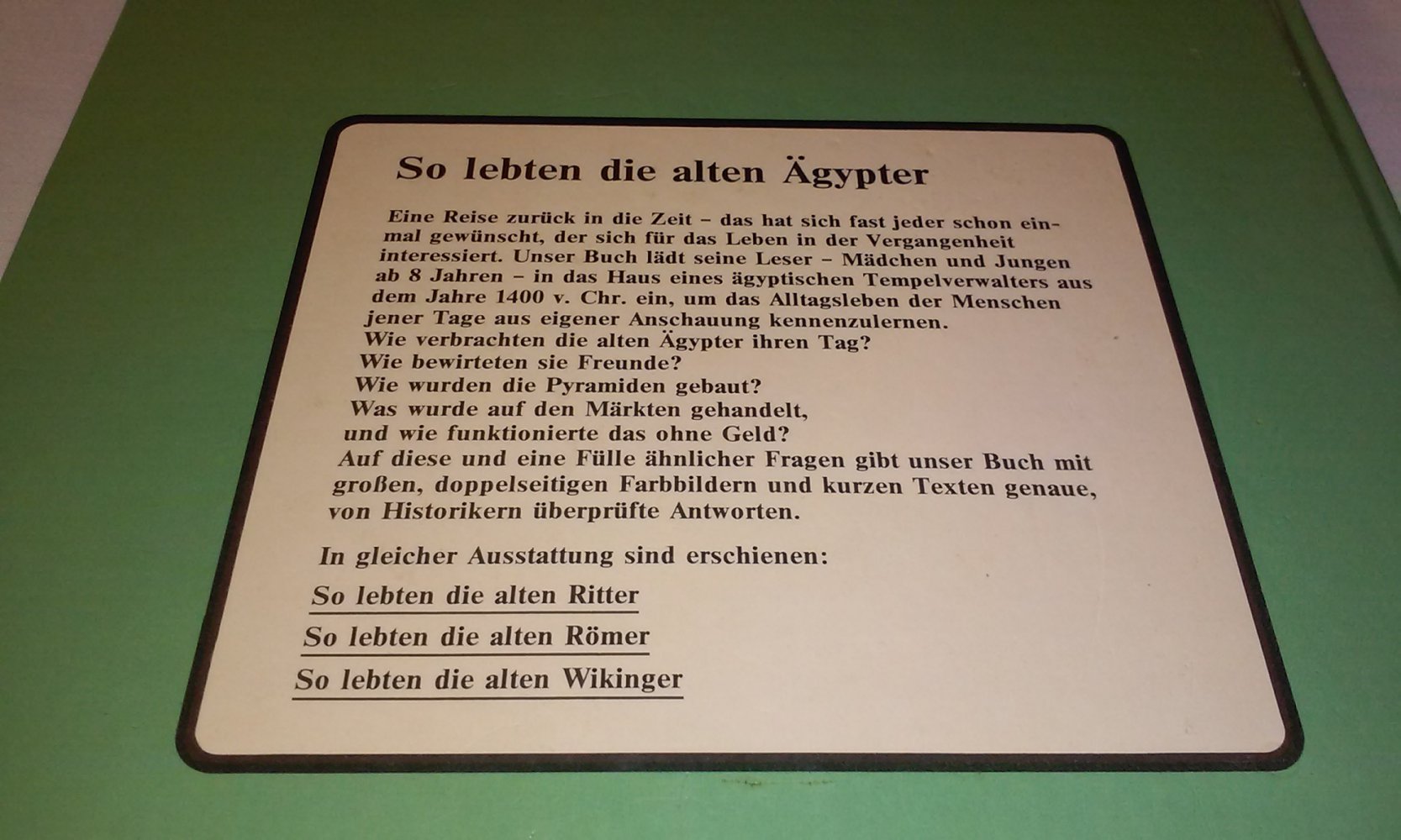 So lebten die alten Ägypter. Eine Reise ins Jahr 1400 v. Chr