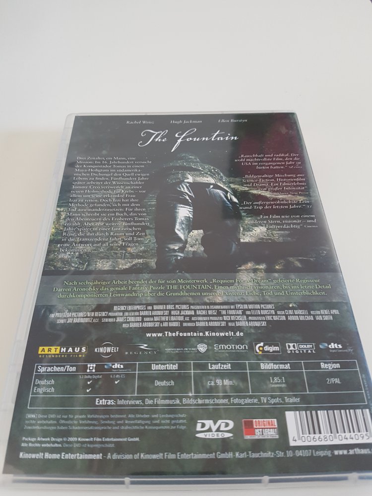 The Fountain - DVD - Darren Aronofsky