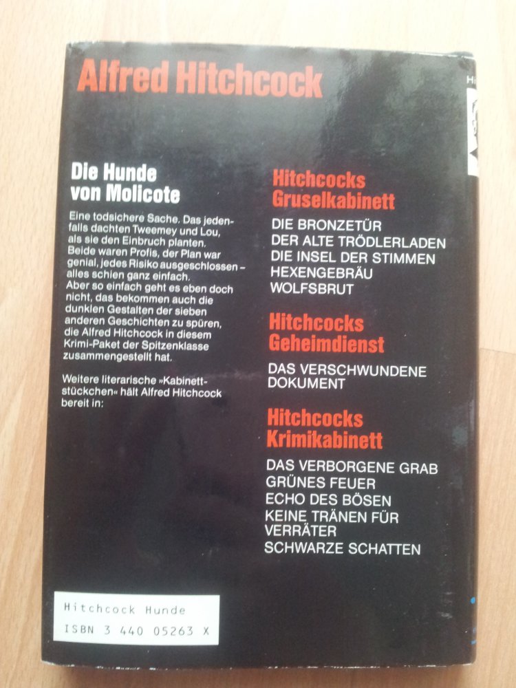 Die Hunde von Molicote - Alfred Hitchcock