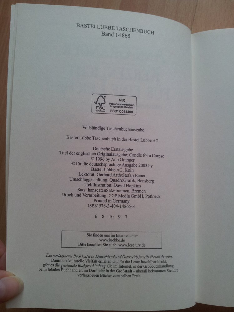 Kerzenlicht für eine Leiche - Mitchell & Markbys achter Fall - Ann Granger