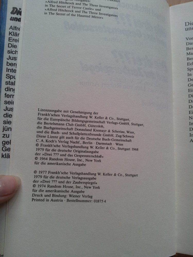 Die drei ??? und das Gespensterschloß/ Die drei ??? und der Zauberspiegel - Alfred Hitchcock