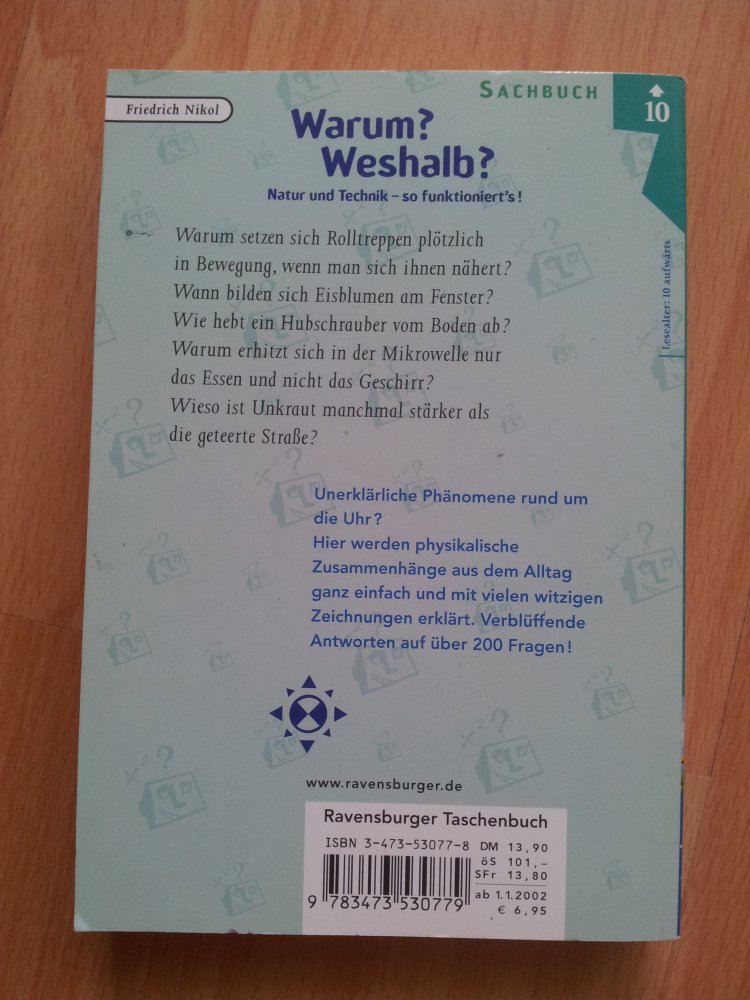 Warum? Weshalb? Natur und Technick - so funktioniert's! Band 10