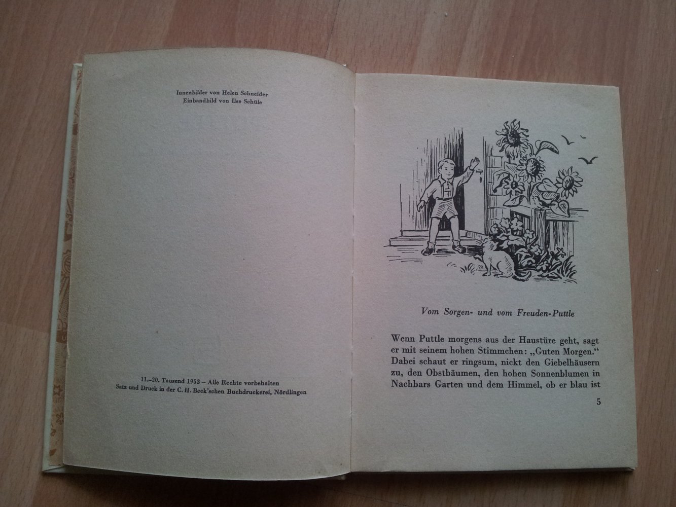 Sonne und Regen im Kinderland - Band 64 - Puttle eine Bubengeschichte