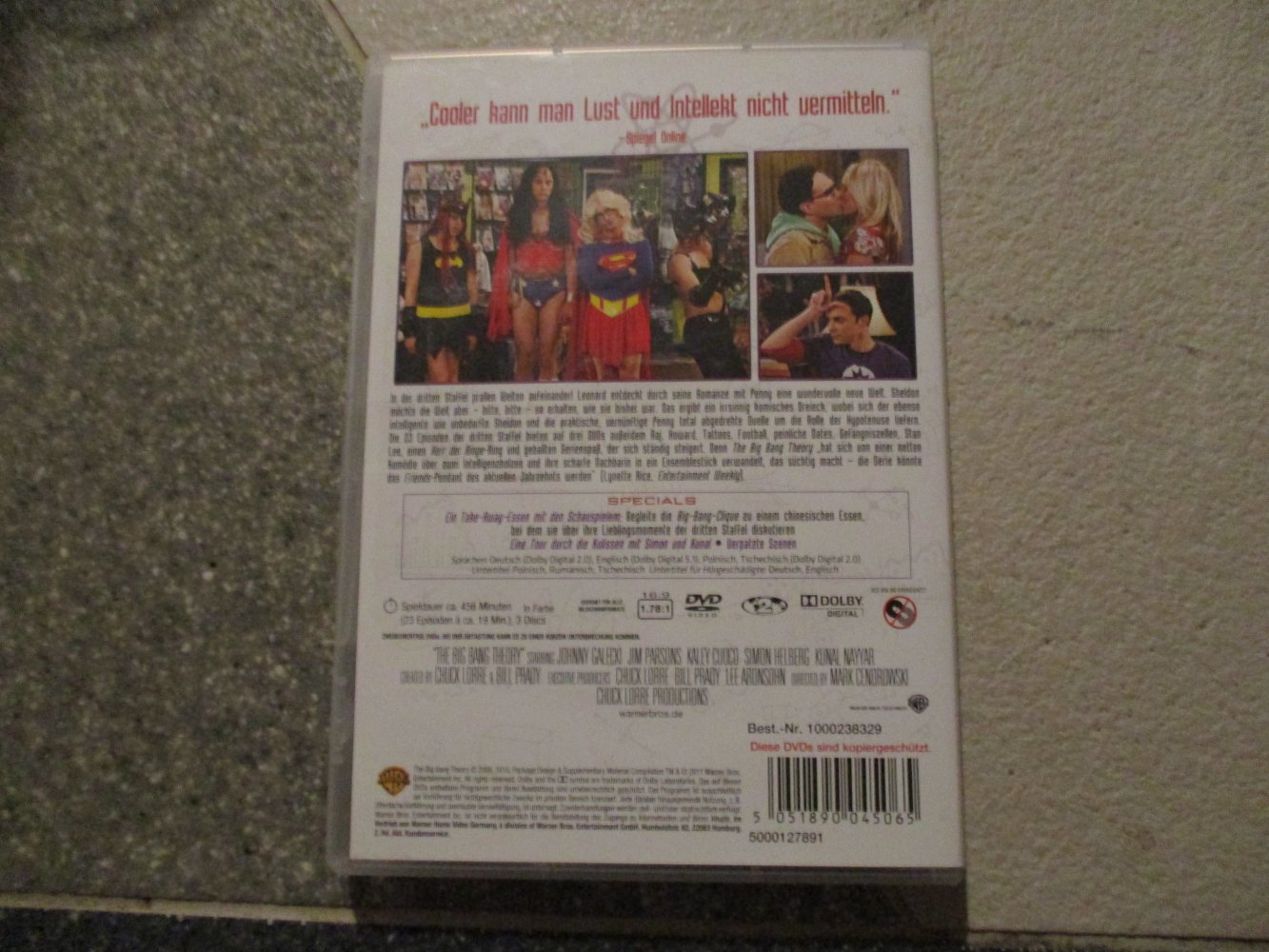 dvd serie,komplette staffel 3 und 4,the big bang theorie