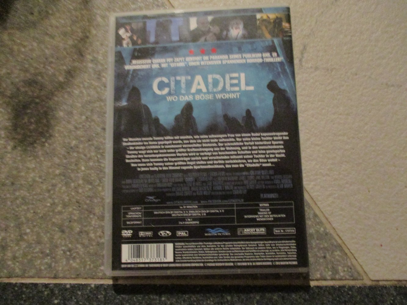 dvd horror film,citadel.sehr guter zustand