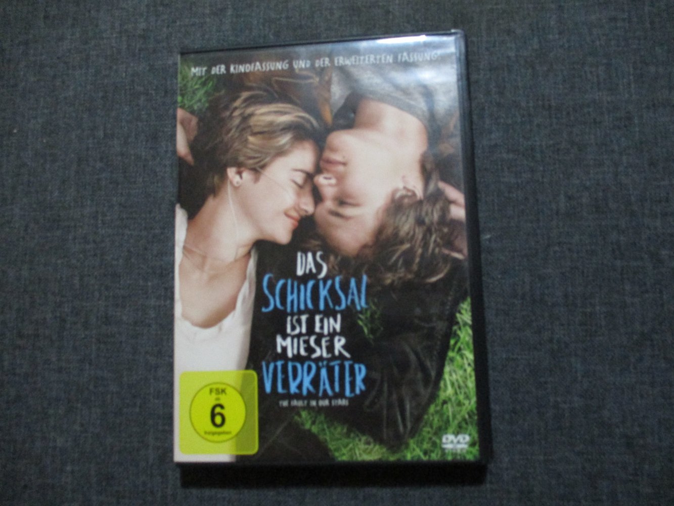 dvd,das schicksal ist ein mieser verräter.ab 6 jahre,sehr guter zustand