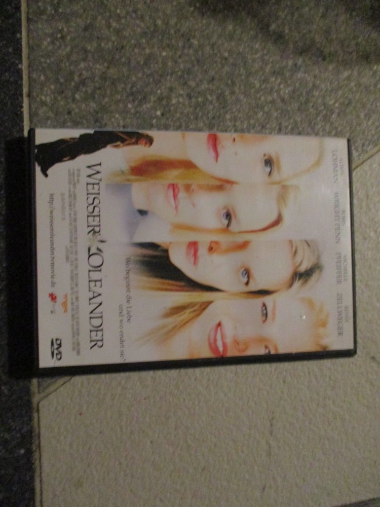 dvd film,weisser oleander,drama,ab 12 jahre.sehr guter zustand