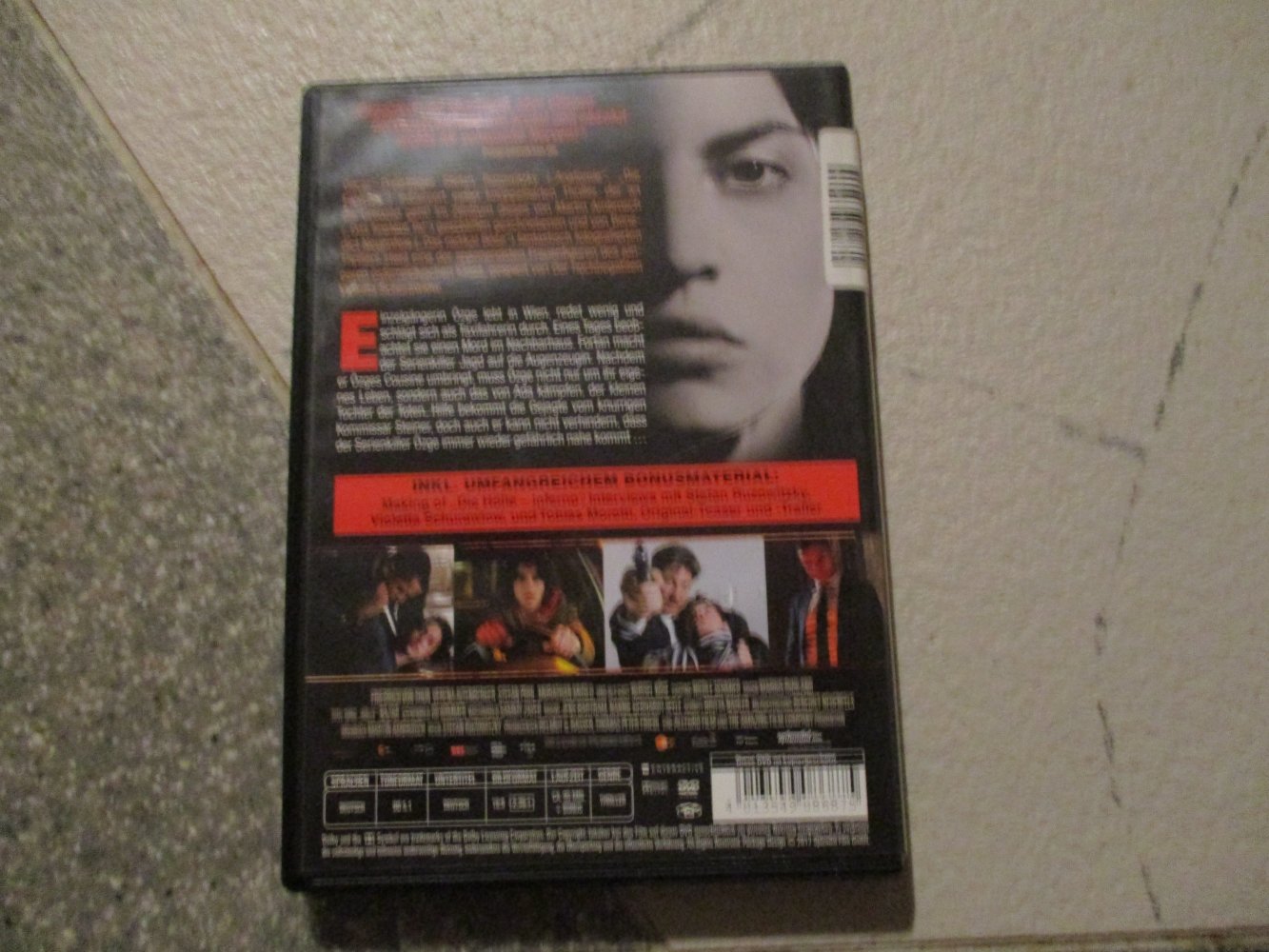 dvd,die hölle,thriller,sehr guter zustand