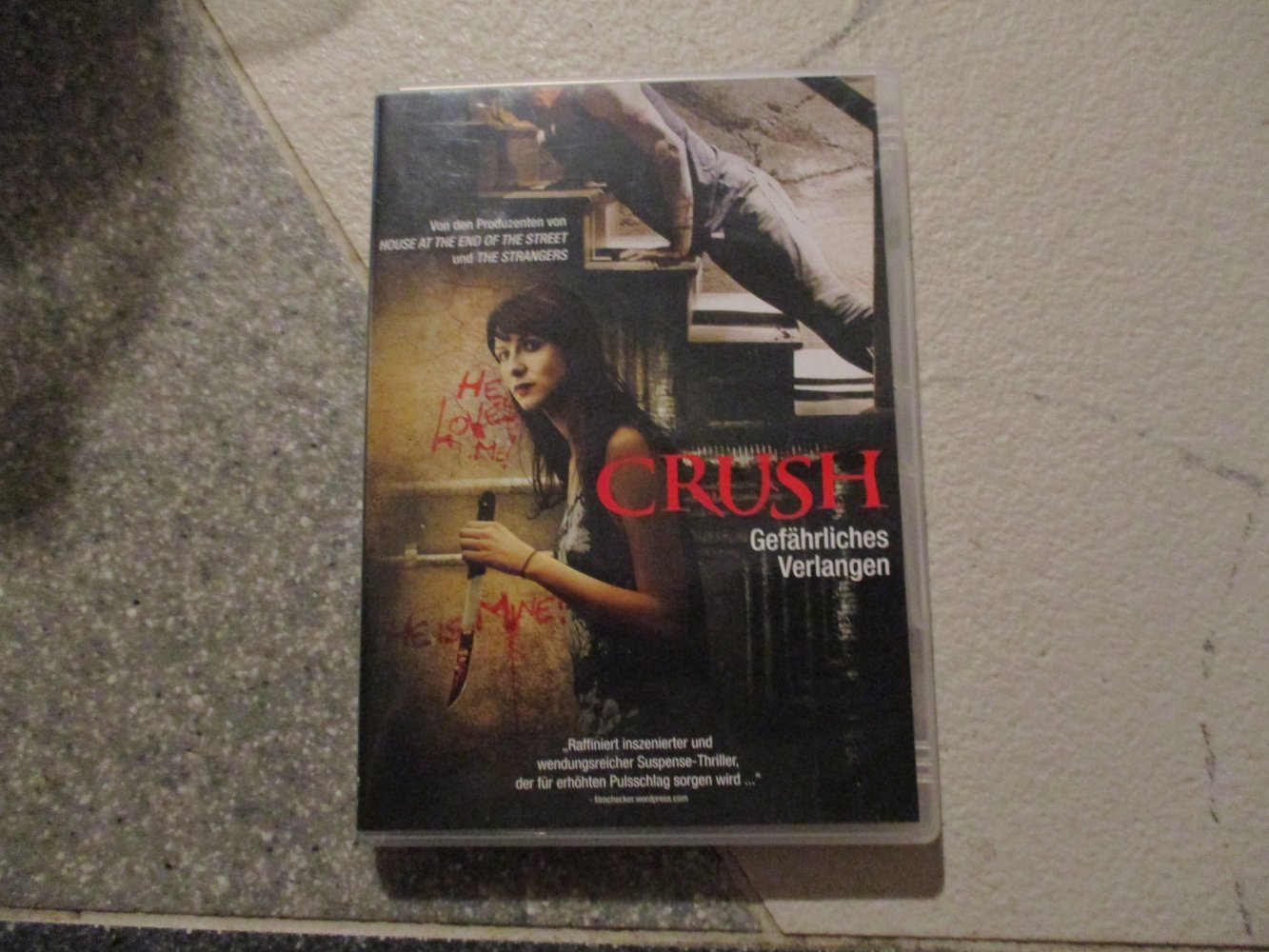 dvd film,thriller ab 16 jahre,crush.sehr guter zustand.