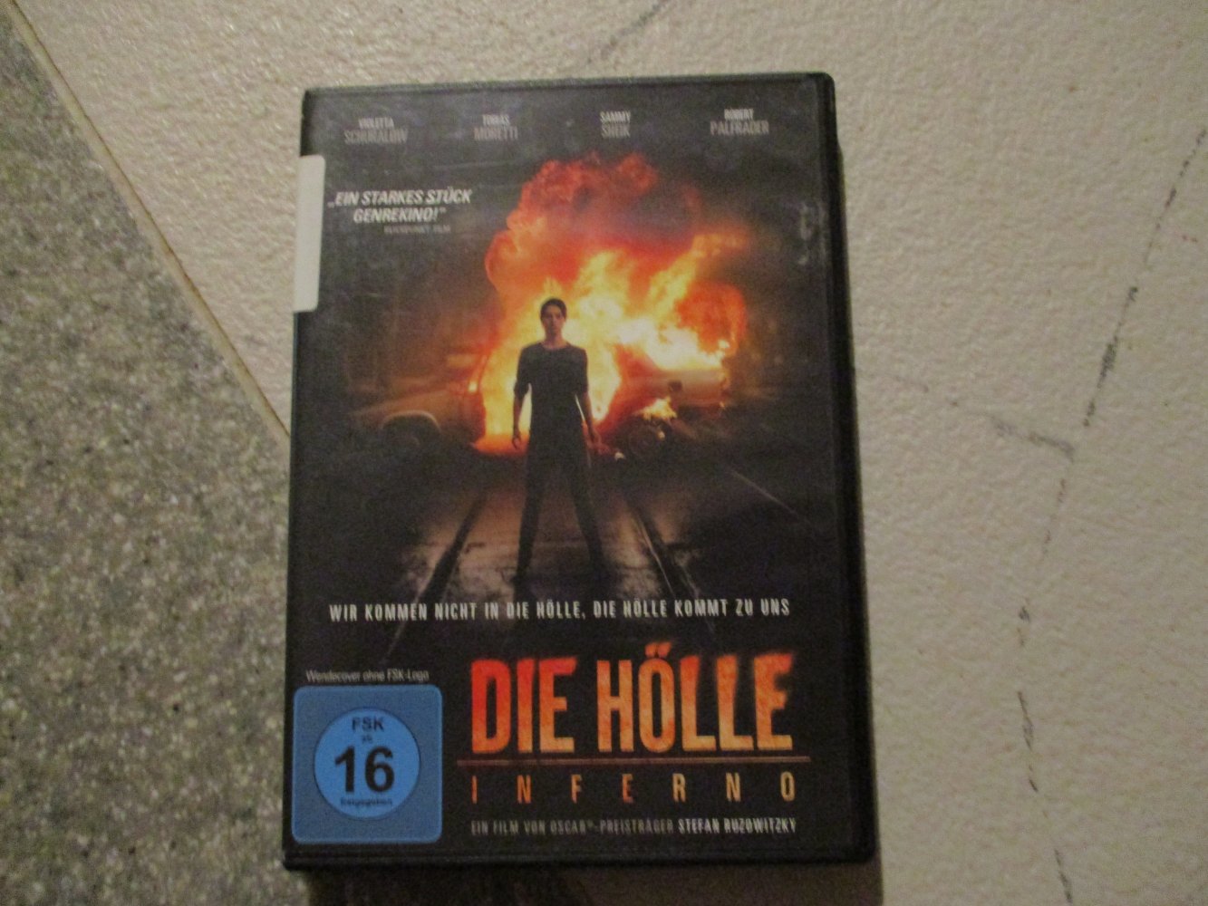 dvd,die hölle,thriller,sehr guter zustand