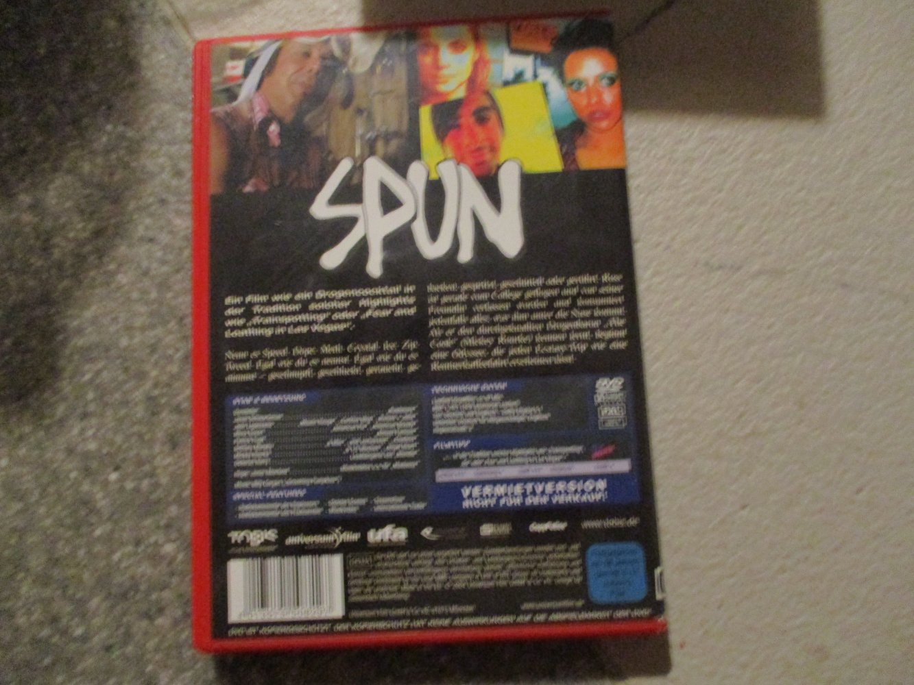 dvd film,drogenfilm,spun,sehr guter zustand