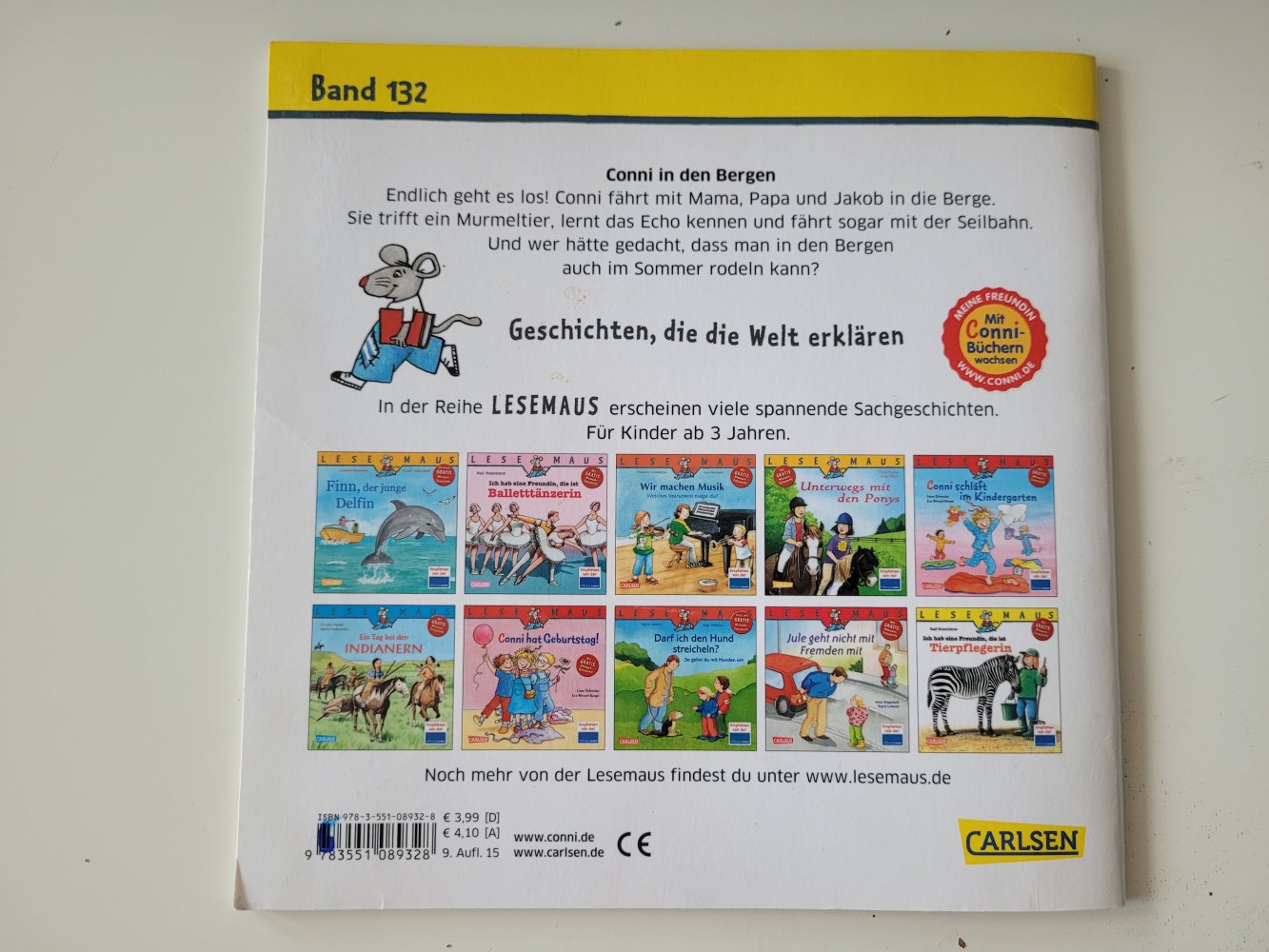 Lesermaus: 3x Conni-Bücher