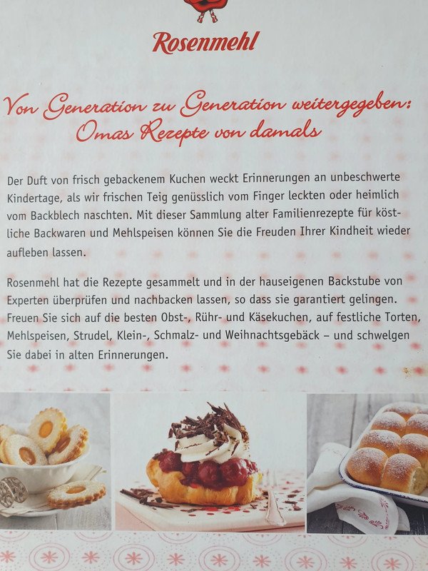 Die Schätze aus Omas Backbuch - 100 fast vergessene Lieblingsrezepte