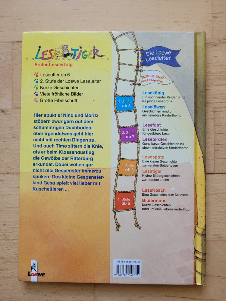 Kleine Lesetiger-Spukgeschichten