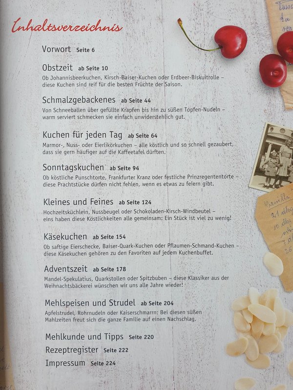 Die Schätze aus Omas Backbuch - 100 fast vergessene Lieblingsrezepte