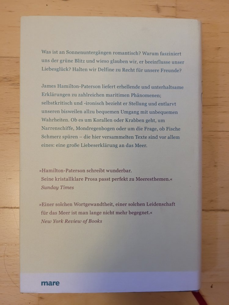 Vom Meer - Über die Romantik von Sonnenuntergängen, die Mystik des grünen Blitzes und die dunkle Seite von Delfinen