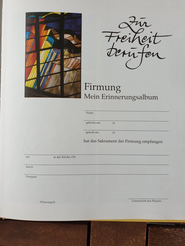 Firmung. Erinnerungsalbum