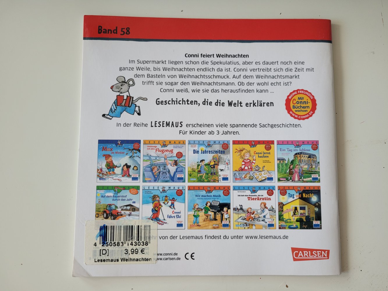 Lesermaus: 3x Conni-Bücher