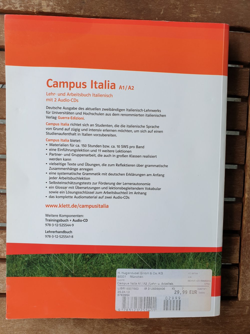 Campus Italia A1/A2 Lehr- und Arbeitsbuch (2CDs) neuwertig Klett