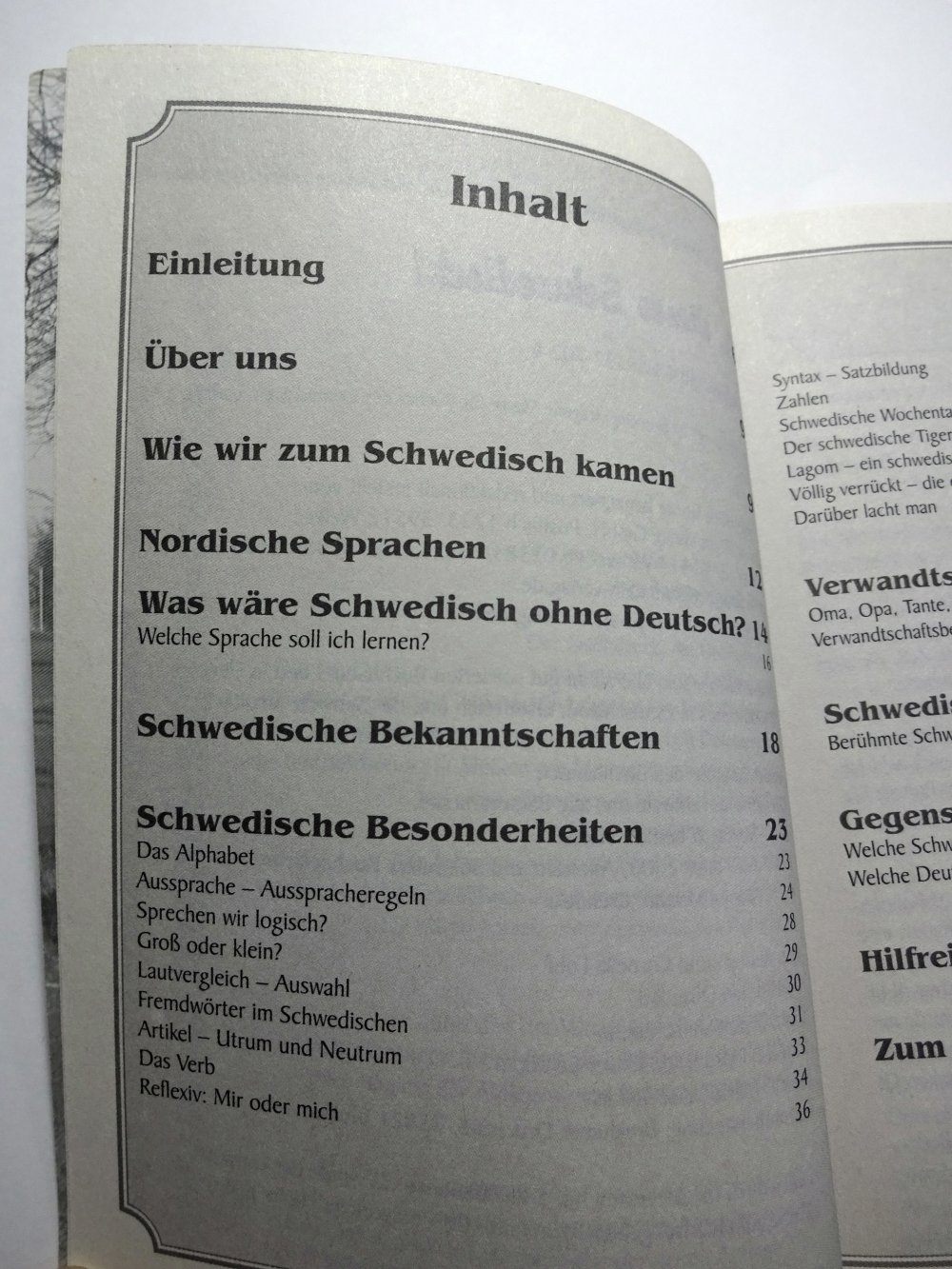 Oh, dieses Schwedisch!