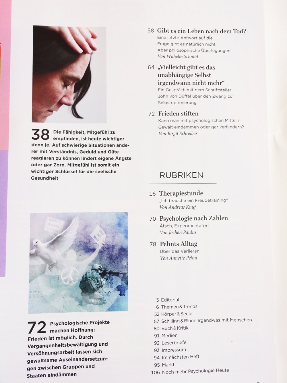 Psychologie Heute Dezember 2017