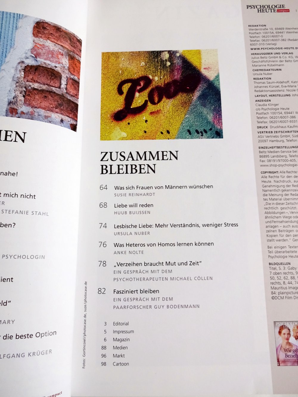 Psychologie Heute Compact - Wie geht Beziehung?