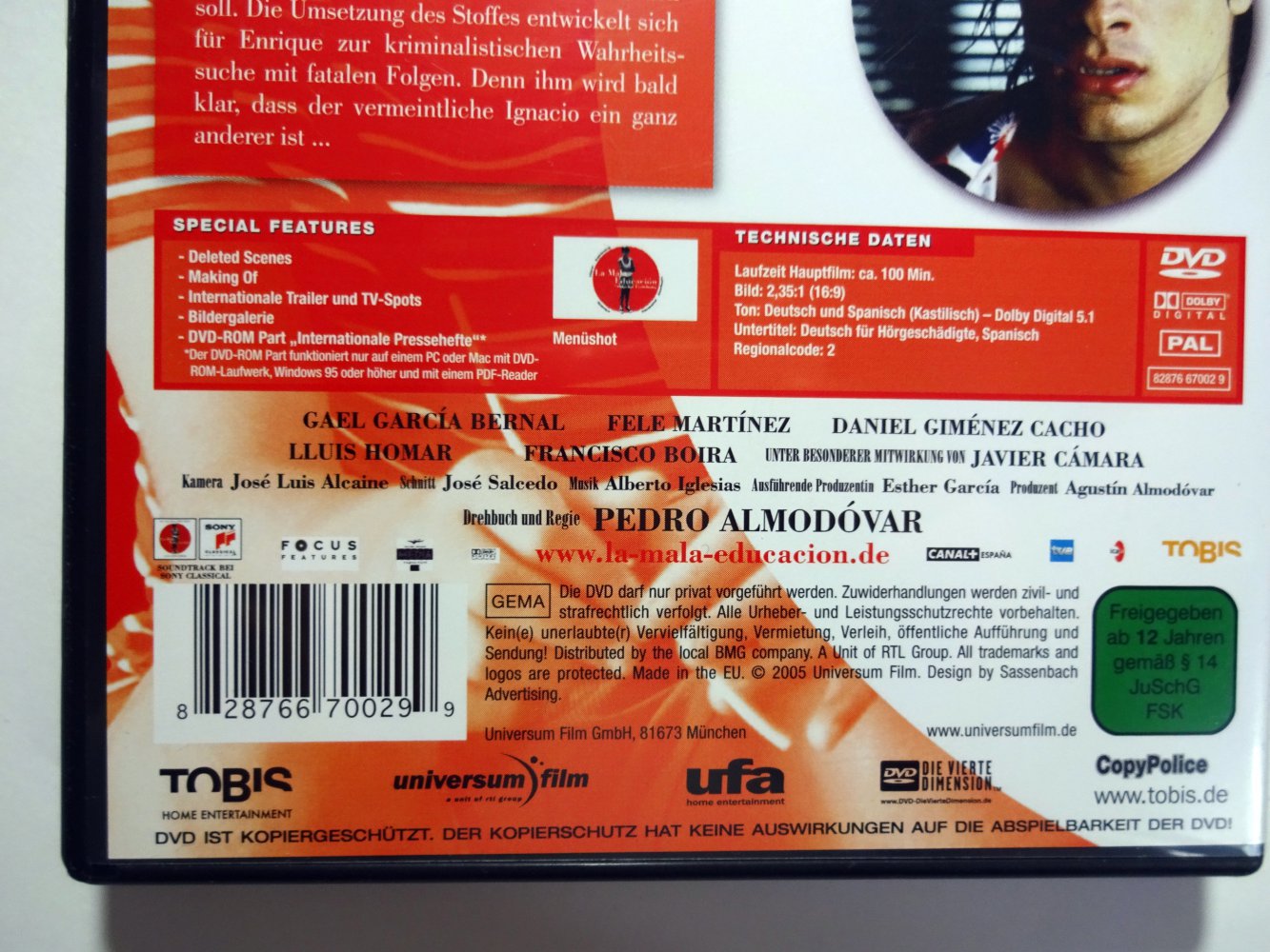 La mala educación – Schlechte Erziehung