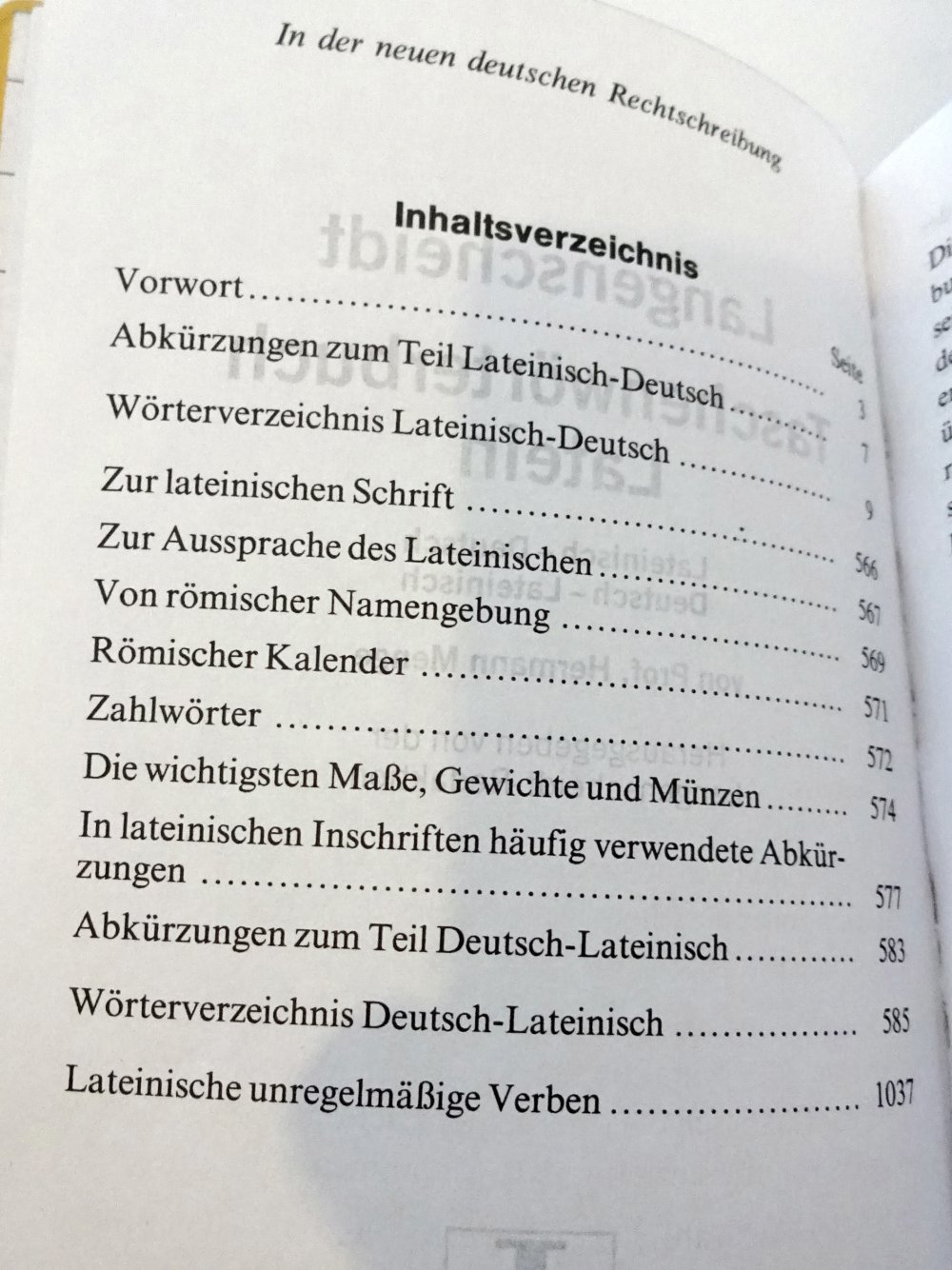 Taschenwörterbuch Latein