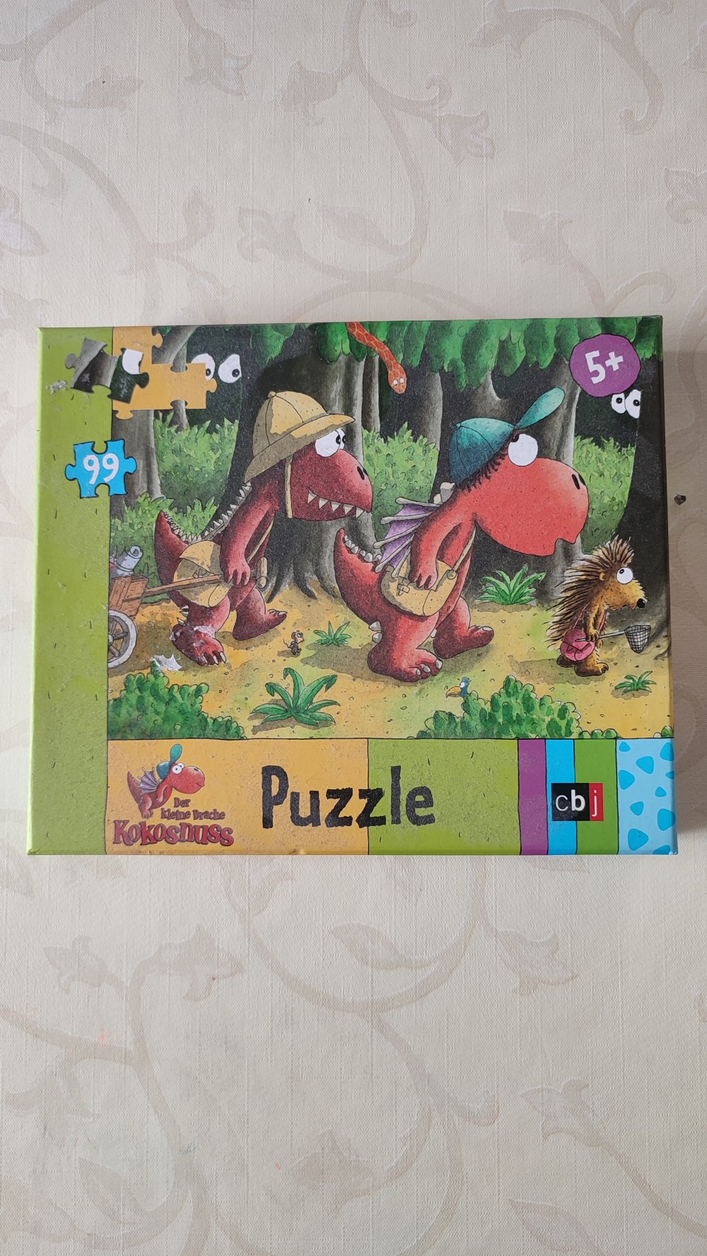Puzzle mit dem kleinen Drachen Kokosnuss