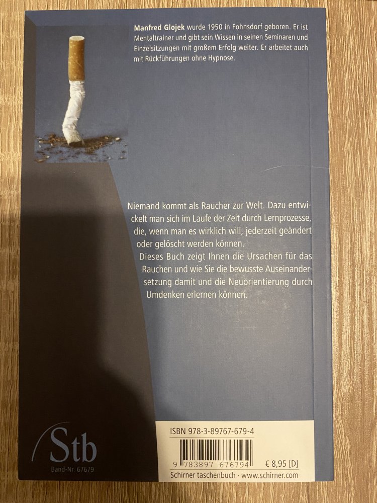 Rauchen- Nein Danke! Manfred Glojek