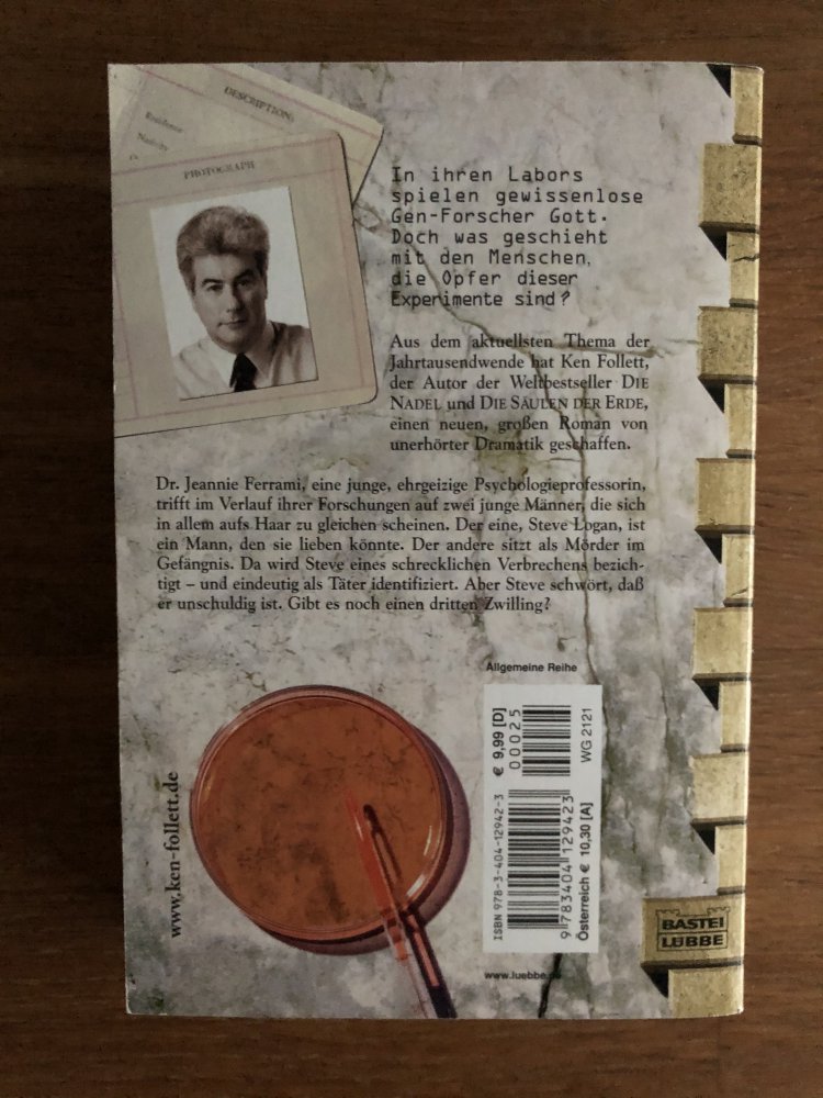 Der dritte Zwilling - Ken Follett 