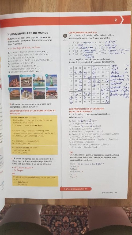 Französisch Übungsbuch Entre Nous A1