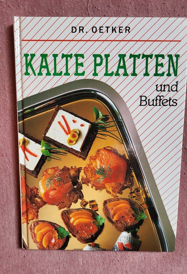 buch Dr. Oetker Kalte Platten und Buffets