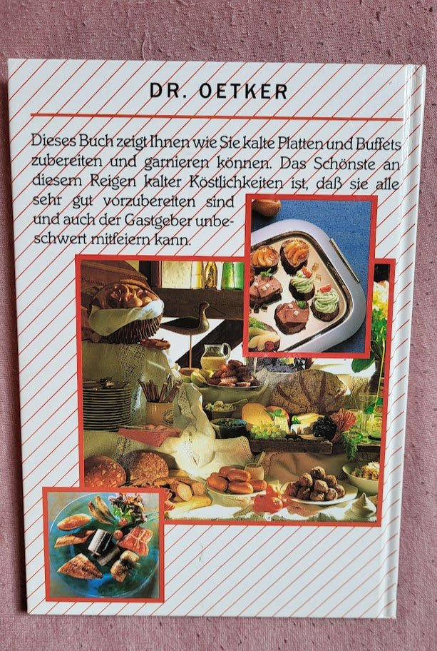 buch Dr. Oetker Kalte Platten und Buffets