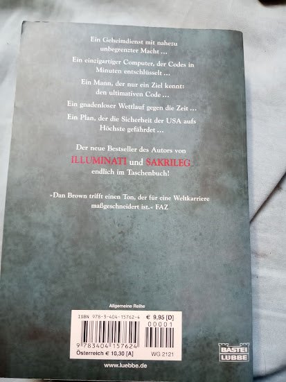 Dan Brown Diabolus Thriller 