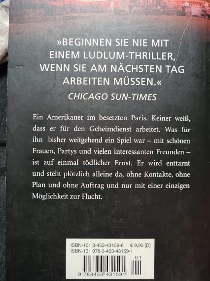 Robert ludlum der Tristan betrug Thriller