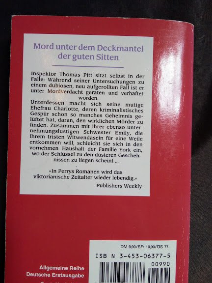 Anne Perry Die Frau in Kirschrot TB 