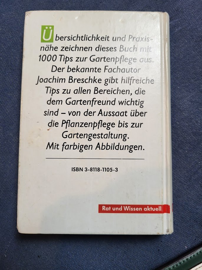 Breschke Joachim 1000 Tips für Gartenfreunde 