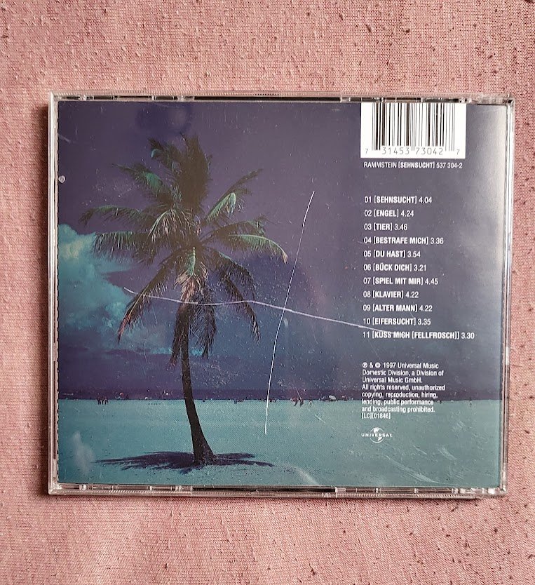 CD Rammstein Sehnsucht zustand wie neu 