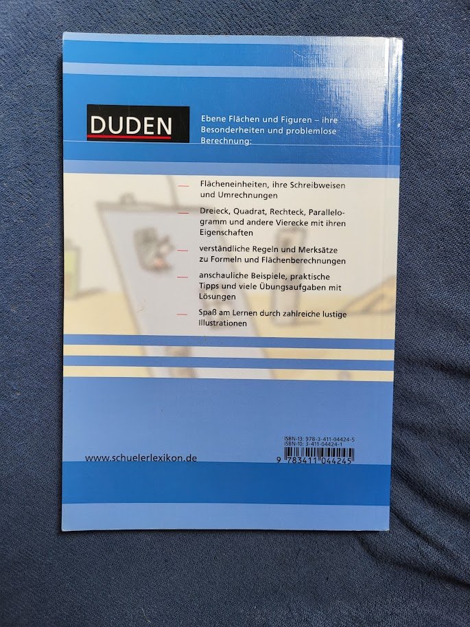 Duden Flächen und ihre Berechnung Dreiecke und Vierecke Mathematik 5.-8. Klasse