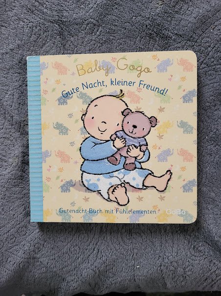 BabyGoga Gute Nacht kleiner Freund buch mit fühlelementen