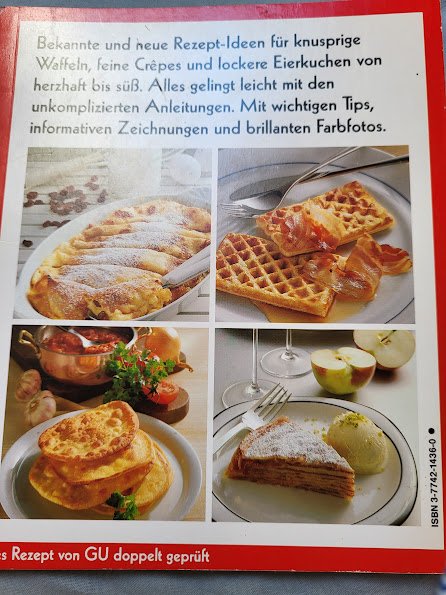 Waffeln, Crêpes und Eierkuchen : von herzhaft bis süss ; reizvolle Rezepte u. prakt. Rat. GU-Küchen-Ratgeber