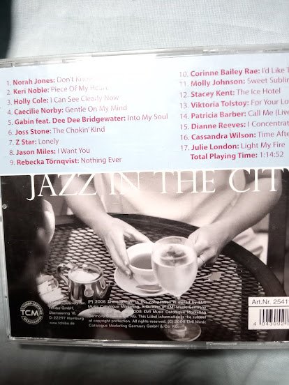 CD Jazz in the City diverse 